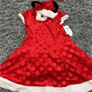 Red Polka Dot Kids Costume Dress
